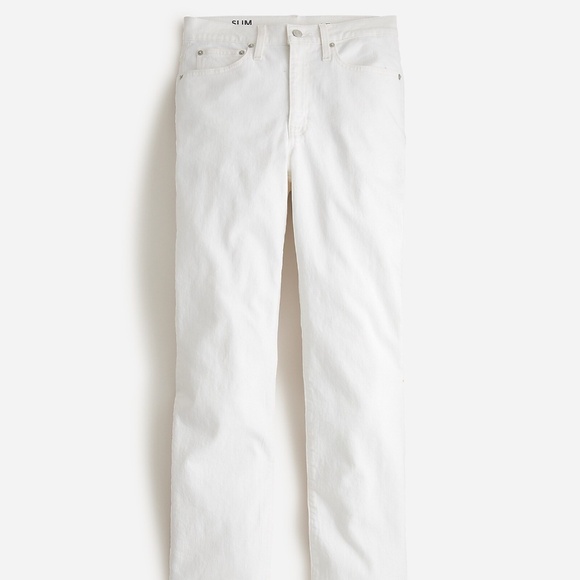 J.Crew Slim Boyfriend Jean in White (29) NWT - Picture 1 of 3